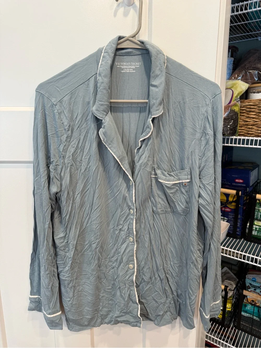 Victoria's Secret Light Blue Pajama Set